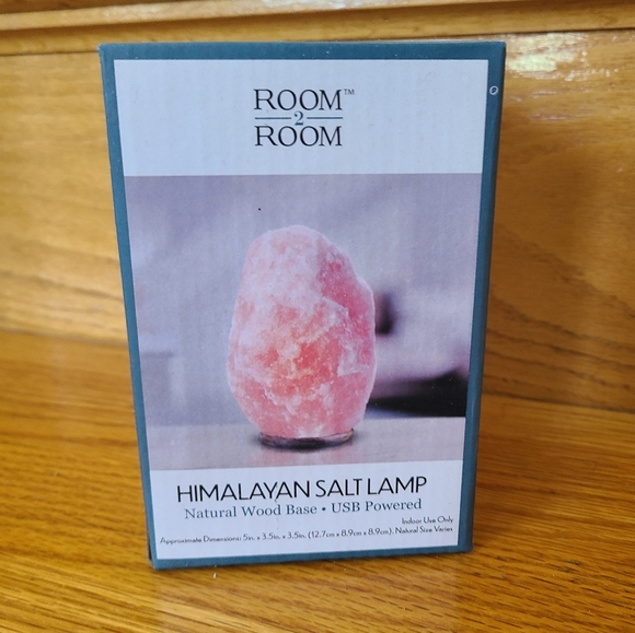 New Room2room Himalayan Salt Lamp - Picture 1 of 3